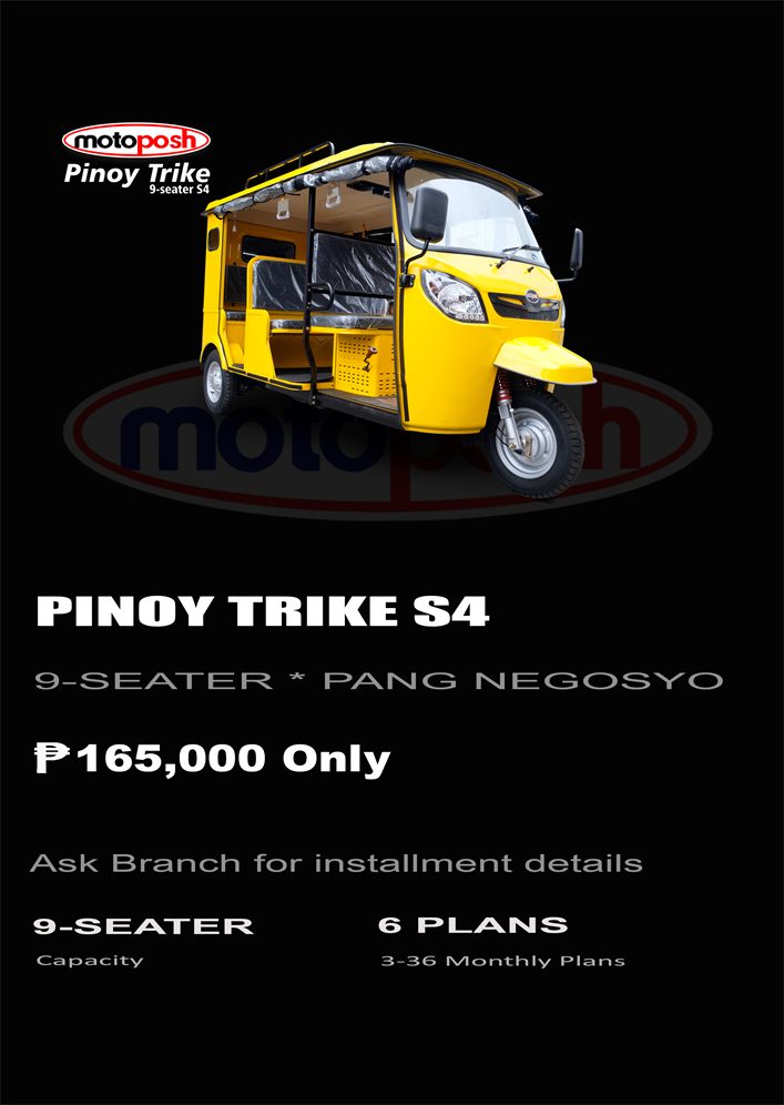 PINOY TRIKE S4
9 Seater
